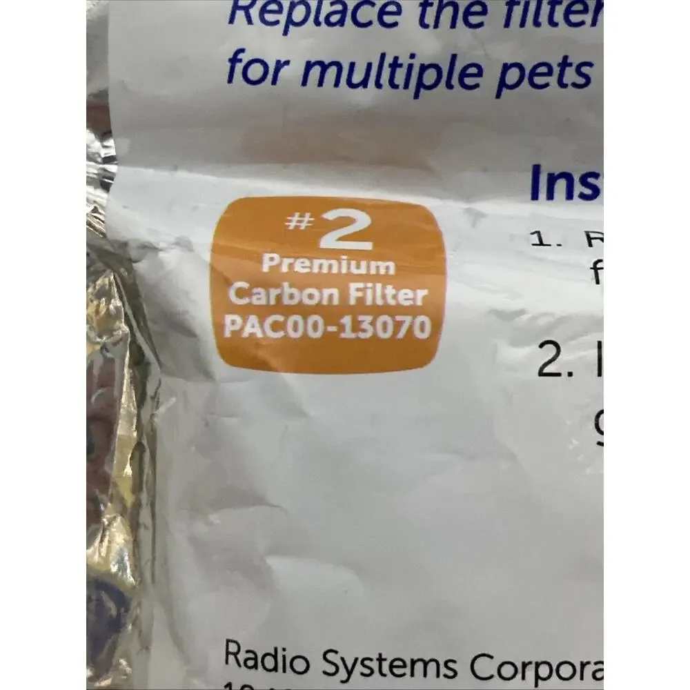 3 Pack X 2 PetSafe Drinkwell Premium Replacement Carbon Filters PAC00-13070 NEW